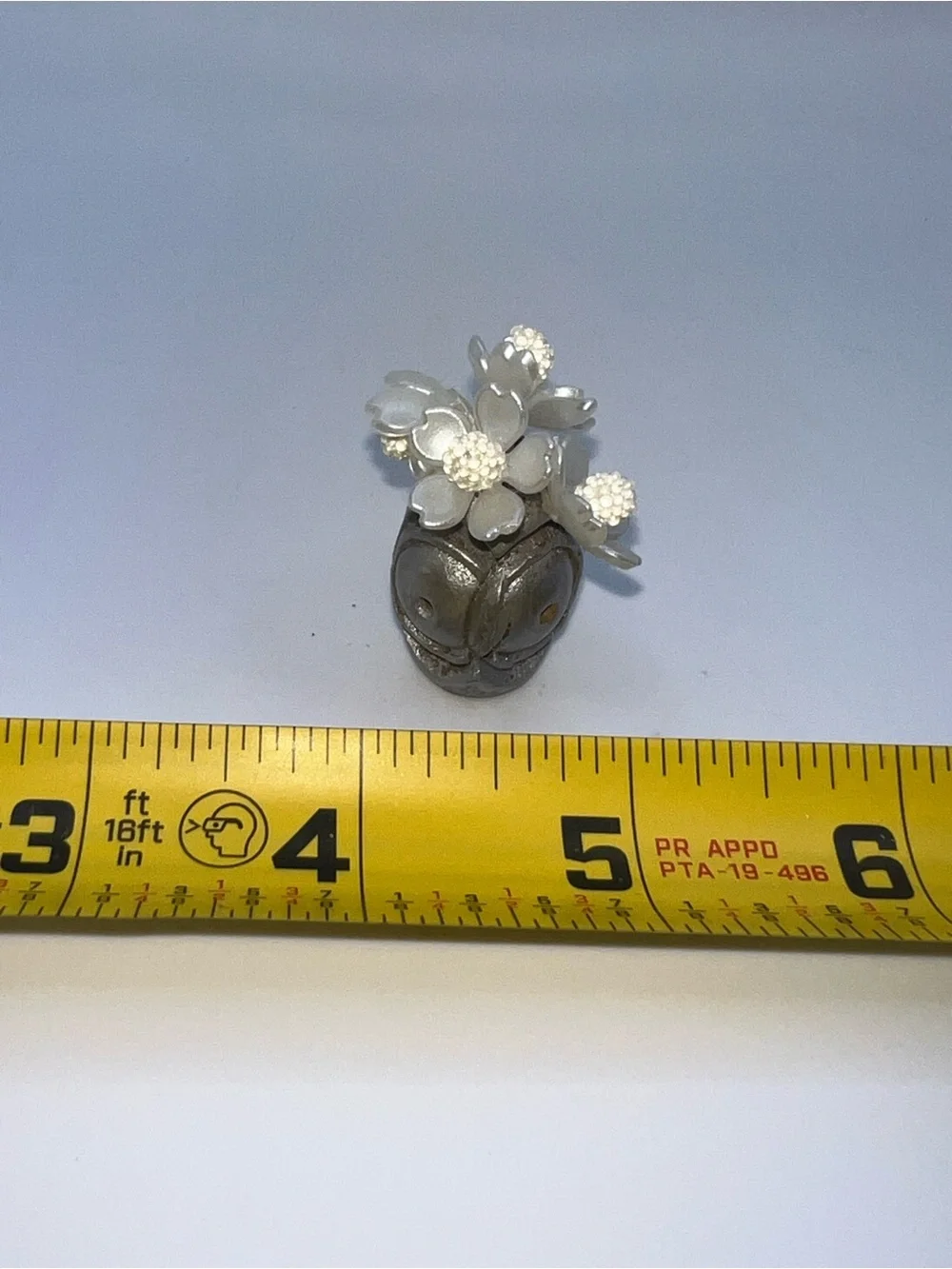Miniature dollhouse floral decor